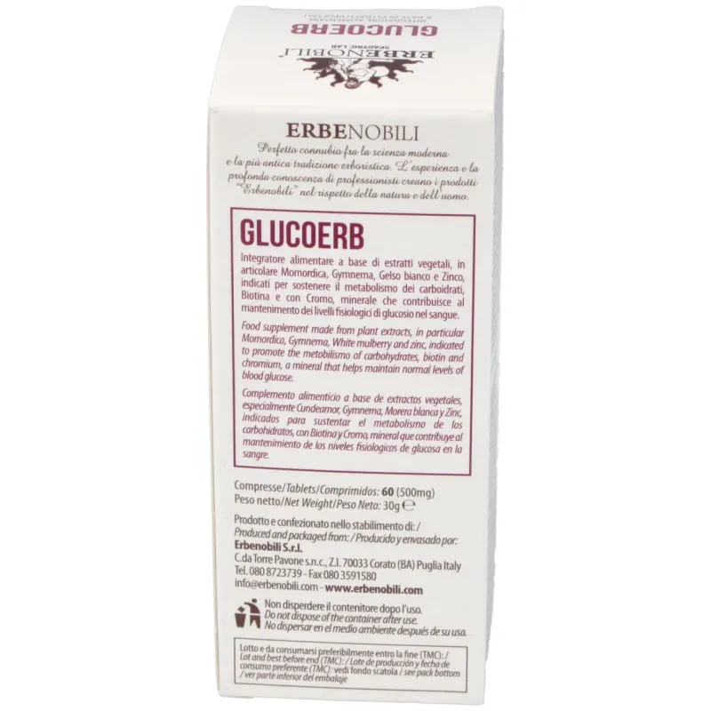 Glucoerb compost glucemia 60comp | Farmacia Barata