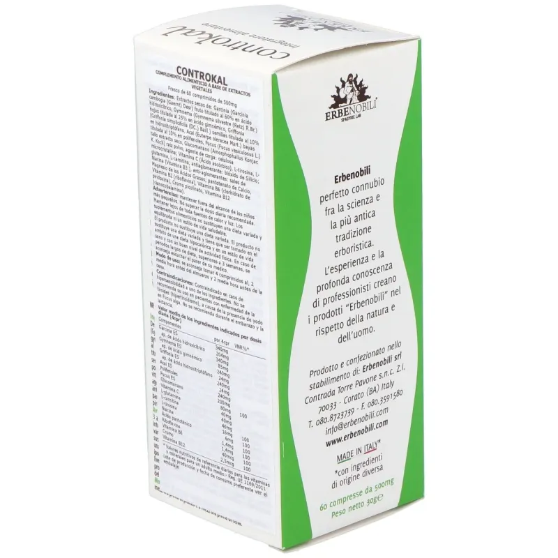 Controkal compost obesidad 60comp | Farmacia Barata