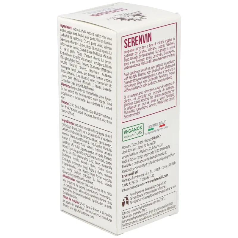 Serenvin compost insomnio 50ml | Farmacia Barata