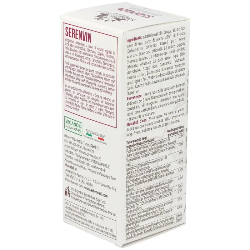 Serenvin compost insomnio 50ml | Farmacia Barata