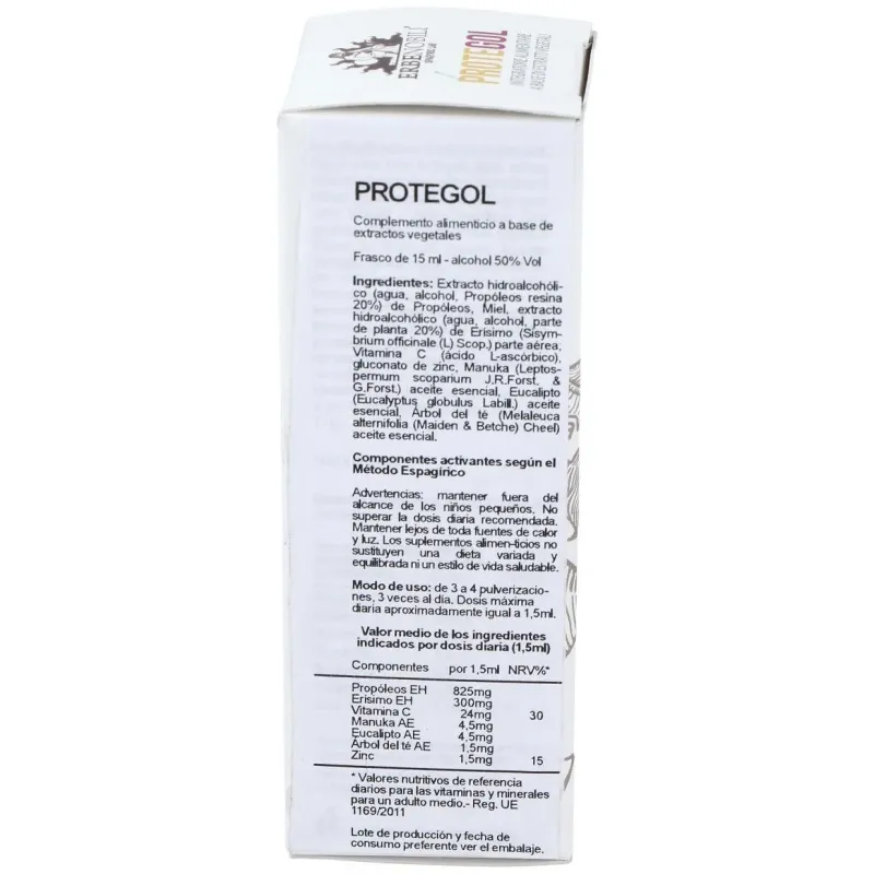 Protegol composto afonía spray 15ml | Farmacia Barata