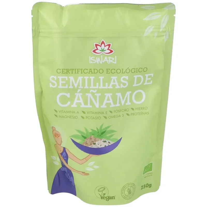 Semillas de cañamo sin cascara 250gr. bio | Farmacia Barata