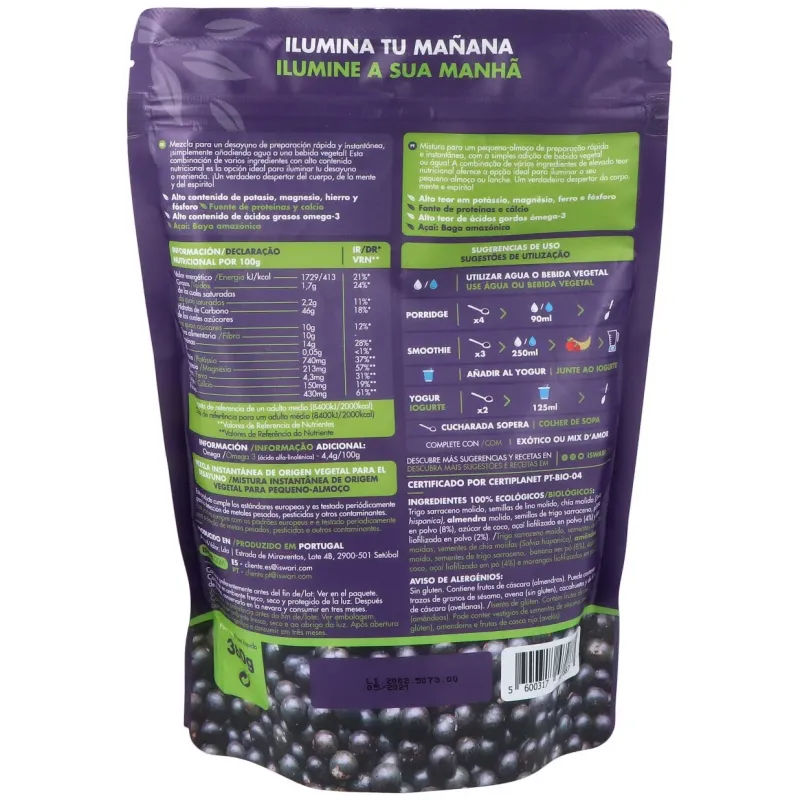 Iswari despertar buda acai fresa plat 360g | Farmacia Barata