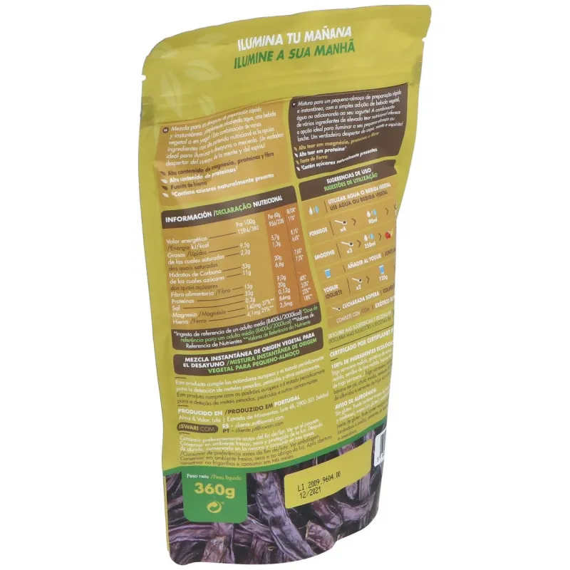 Iswari despertar buda proteina matina 360g bio | Farmacia Barata