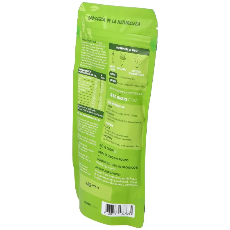 Hierba de trigo superalimento 125gr. bio | Farmacia Barata Hierba de trigo superalimento 125gr. bio | Farmacia Barata