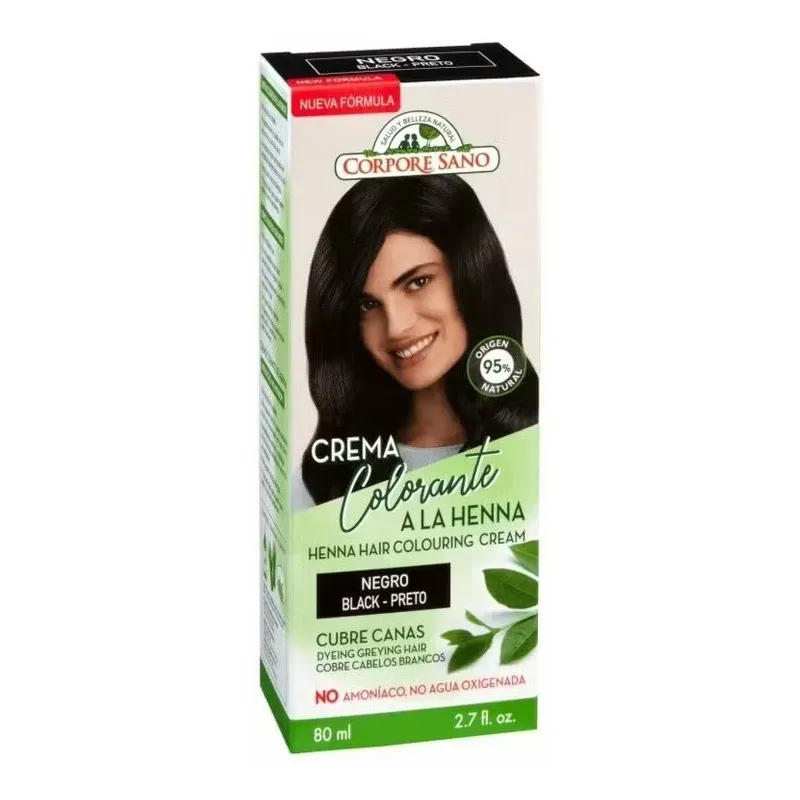 Corpore sano crema colorante cabello negro 80ml | Farmacia Barata Corpore sano crema colorante cabello negro 80ml | Farmacia Barata