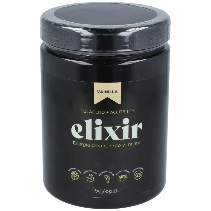 Paleobull elixir colageno+aceitetcm vainilla 450gr | Farmacia Barata