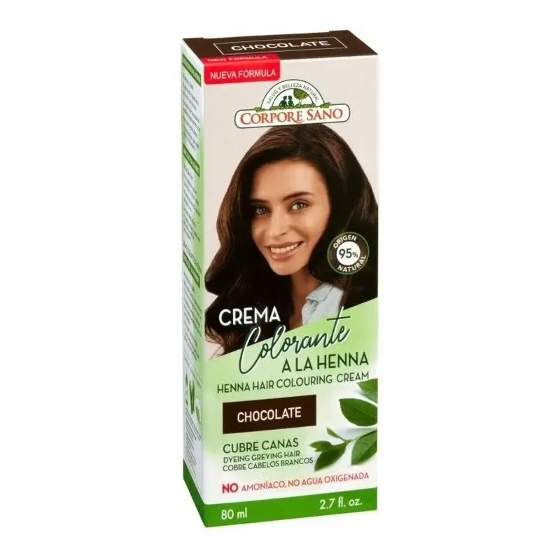 Corpore sano crema colorante cabello chocolate 80ml | Farmacia Barata Corpore sano crema colorante cabello chocolate 80ml | Farmacia Barata