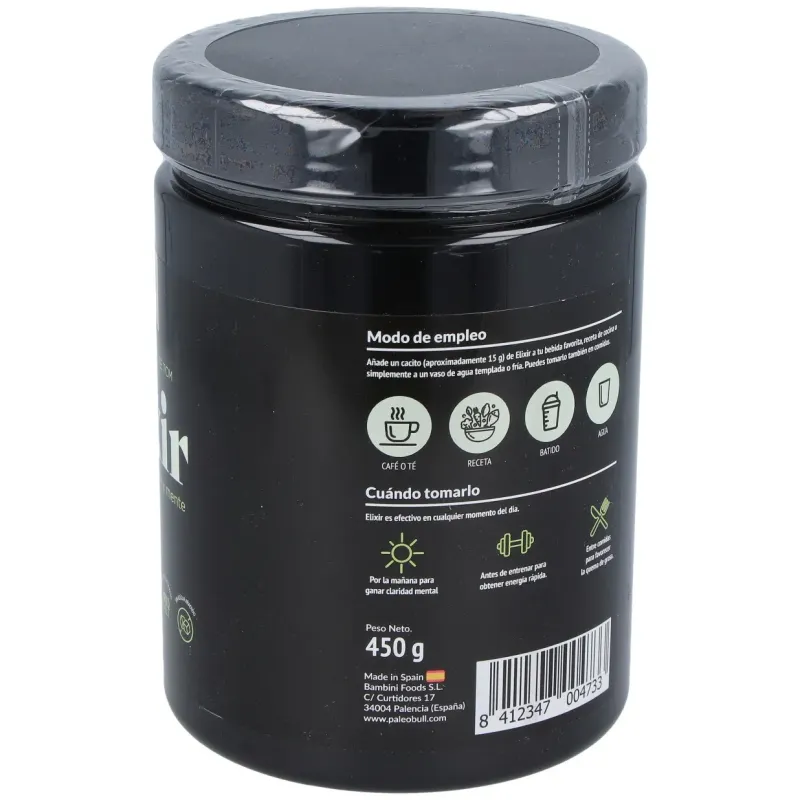 Paleobull elixir colageno+aceitetcm vainilla 450gr | Farmacia Barata