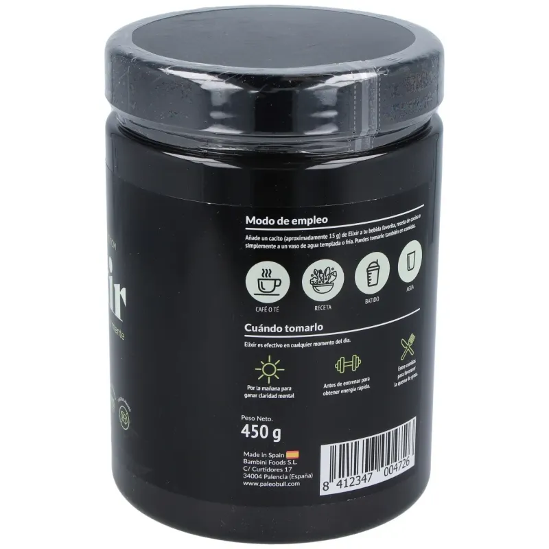Paleobull elixir colageno+aceitetcm chocolat 450gr | Farmacia Barata