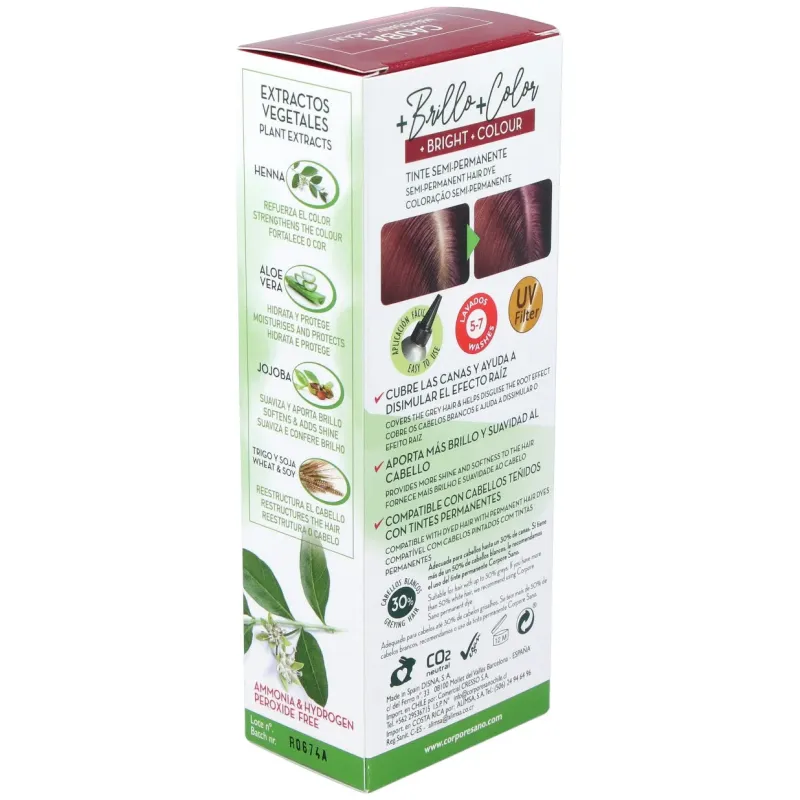 Corpore sano crema colorante cabello caoba 80ml | Farmacia Barata Corpore sano crema colorante cabello caoba 80ml | Farmacia Barata