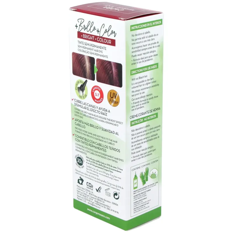 Corpore sano crema colorante cabello caoba 80ml | Farmacia Barata Corpore sano crema colorante cabello caoba 80ml | Farmacia Barata