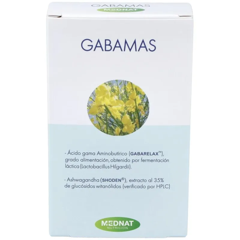 Mednat gabamas 60caps | Farmacia Barata