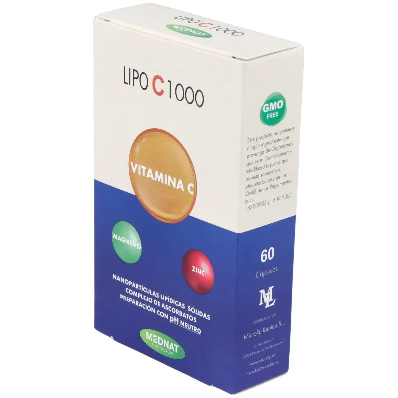 Lipo c 1000 vitamina c liposomada 60cap. | Farmacia Barata
