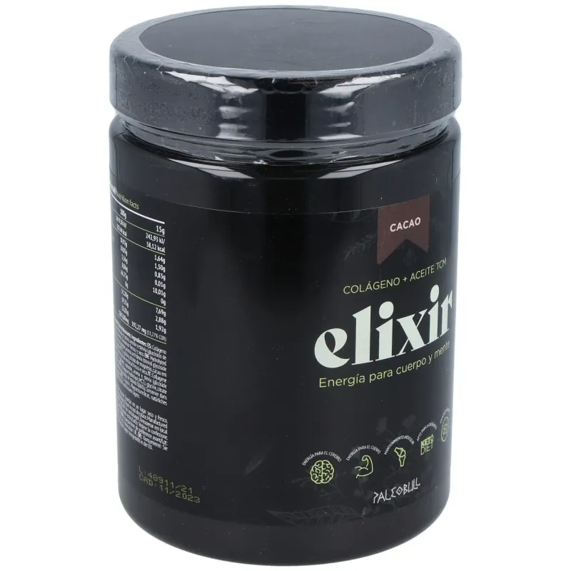 Paleobull elixir colageno+aceitetcm chocolat 450gr | Farmacia Barata