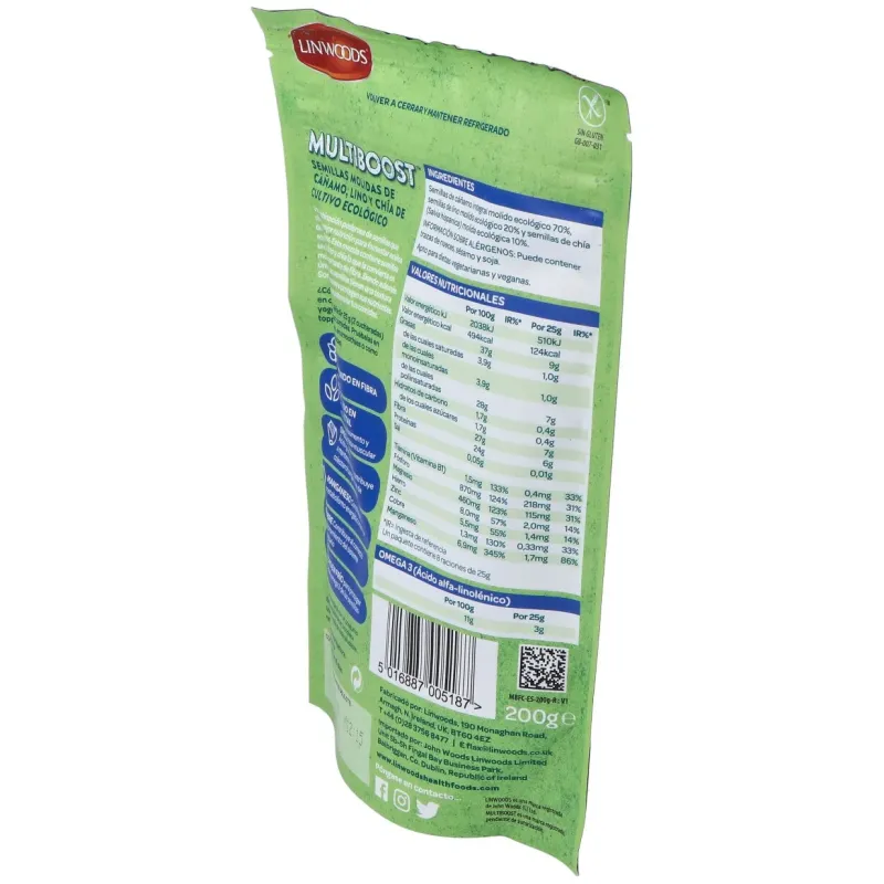 Semillas de cañamo molidas lino y chia 200gr. bio | Farmacia Barata Semillas de cañamo molidas lino y chia 200gr. bio | Farmacia Barata