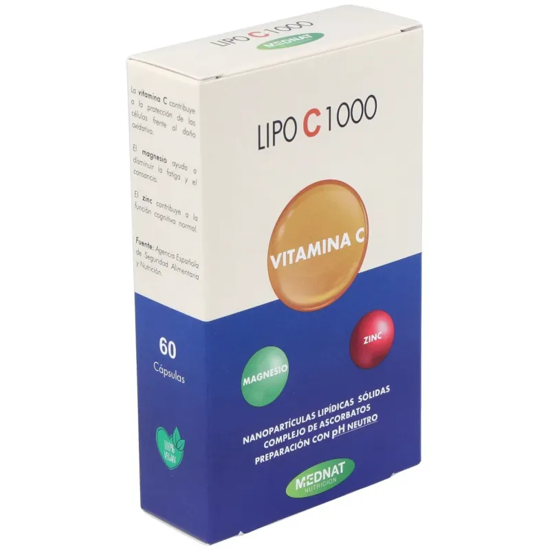 Lipo c 1000 vitamina c liposomada 60cap. | Farmacia Barata