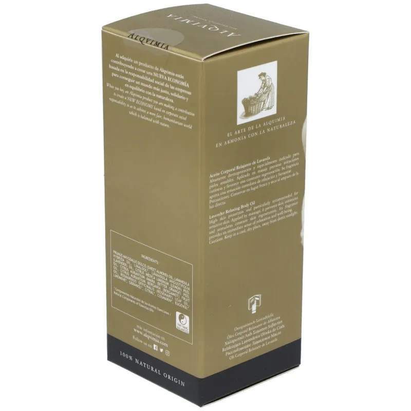 Aceite corporal relajante de lavanda 150ml. | Farmacia Barata