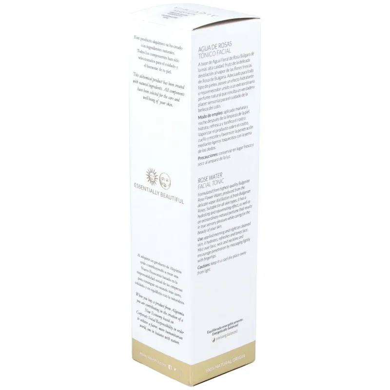 Agua de rosas tonico facial 100ml. | Farmacia Barata