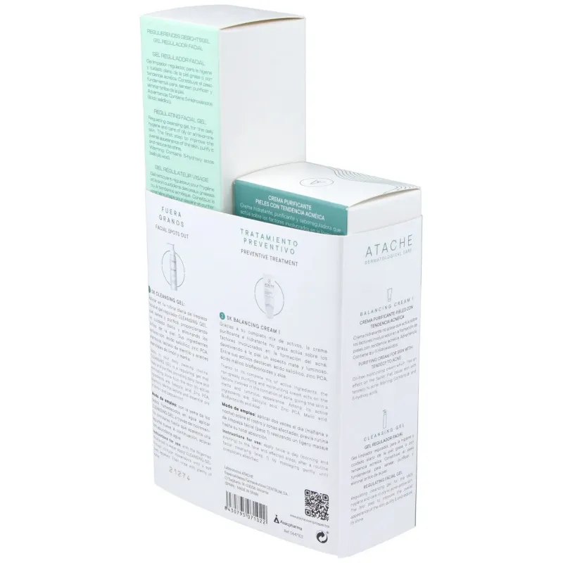 Atache pack preventiva antiacné balansing crema + cleansing gel | Farmacia Barata Atache pack preventiva antiacné balansing crema + cleansing gel | Farmacia Barata