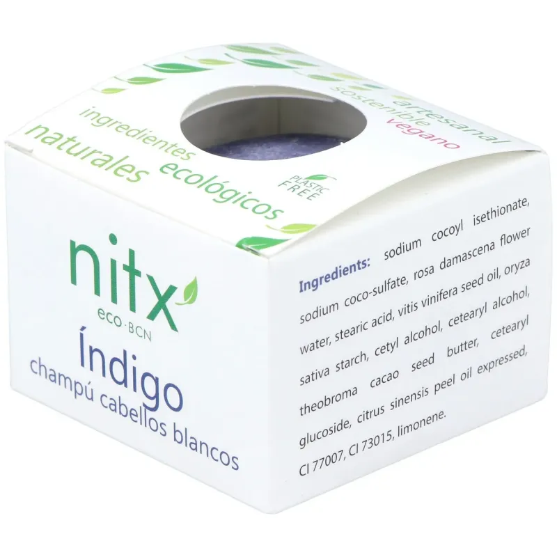 Nitx champú sólido cabellos blancos 85g | Farmacia Barata