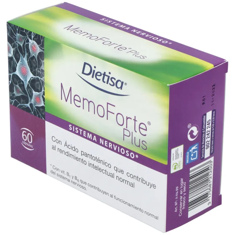 Dietisa memoforte plus 60cap | Farmacia Barata Dietisa memoforte plus 60cap | Farmacia Barata