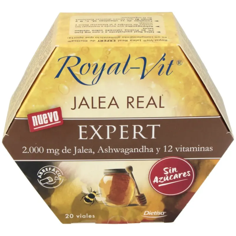 Jalea real royal vit expert sin azucar 20viales | Farmacia Barata Jalea real royal vit expert sin azucar 20viales | Farmacia Barata