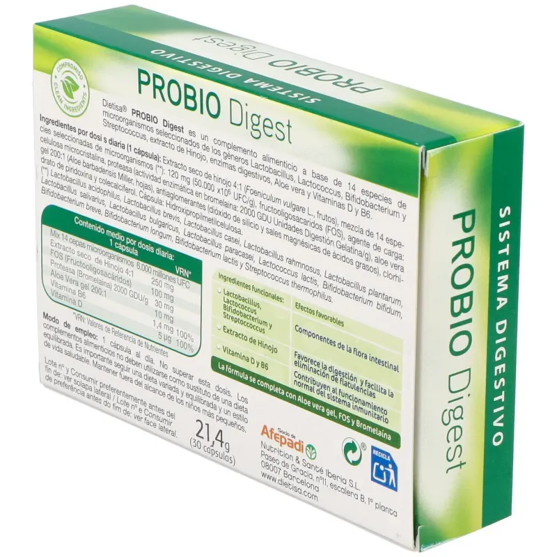Dietisa probio digest 30cáps | Farmacia Barata Dietisa probio digest 30cáps | Farmacia Barata