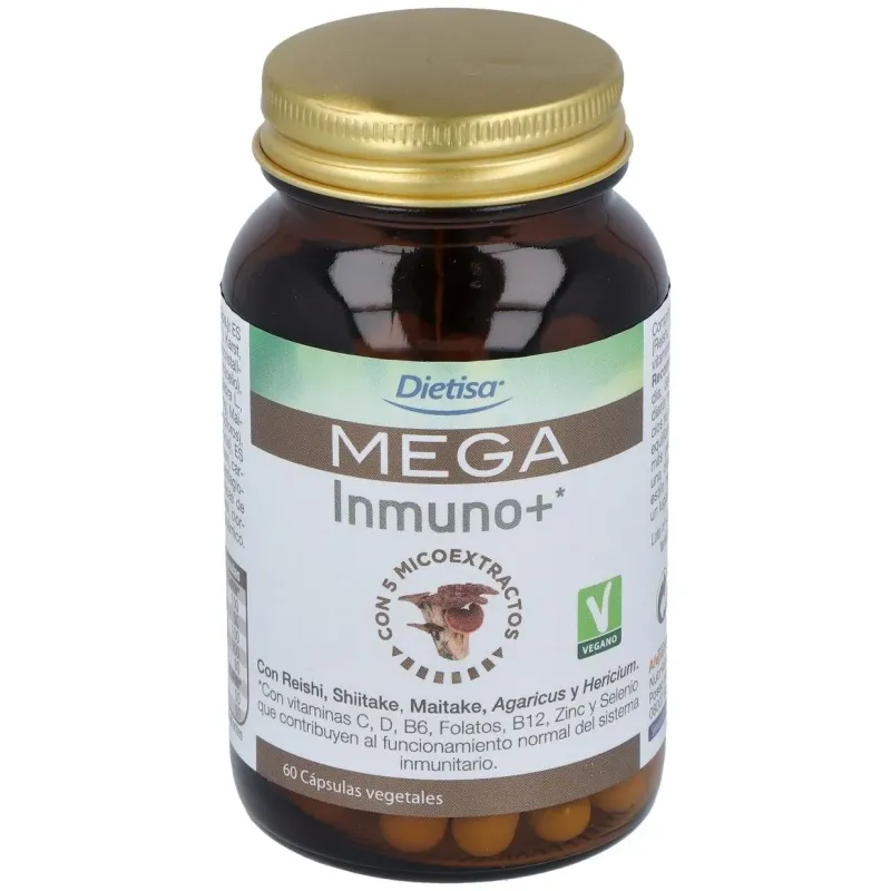 Dietisa mega immuno + 60 caps | Farmacia Barata