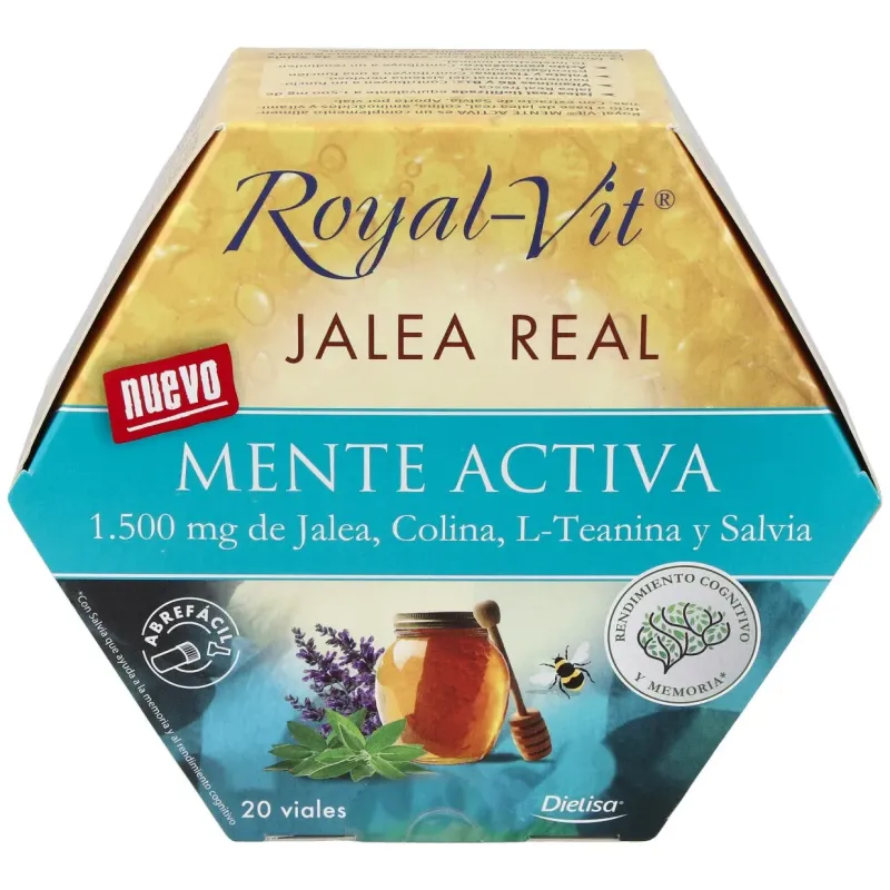 Jalea real royal vit mente activa 20viales | Farmacia Barata