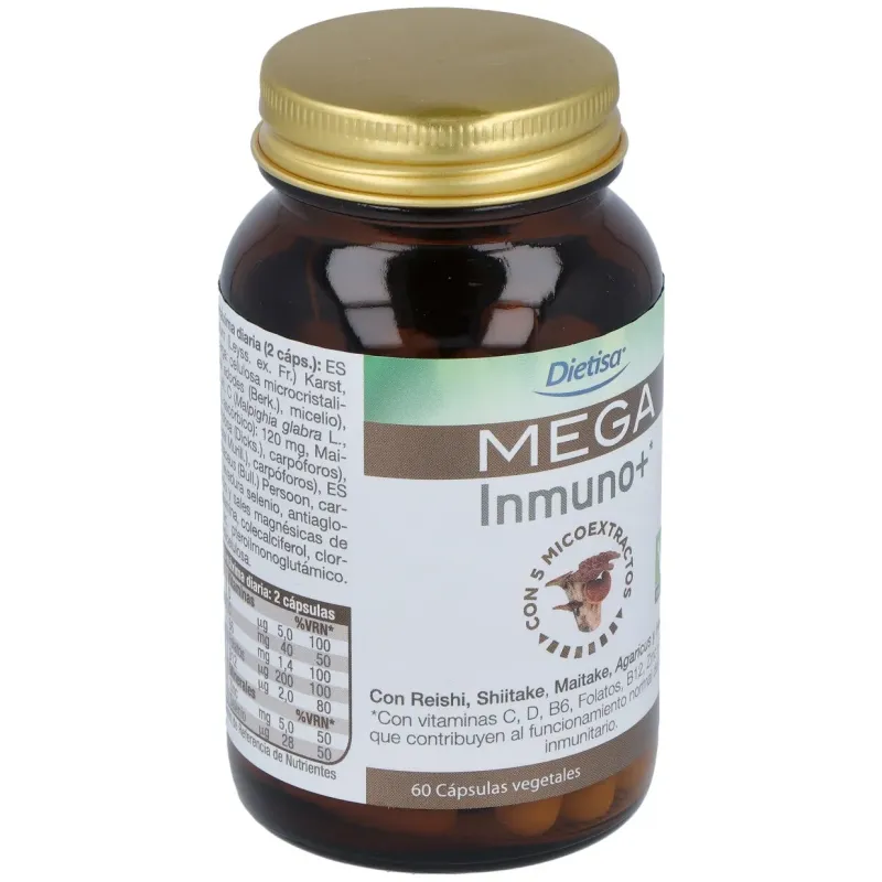 Dietisa mega immuno + 60 caps | Farmacia Barata