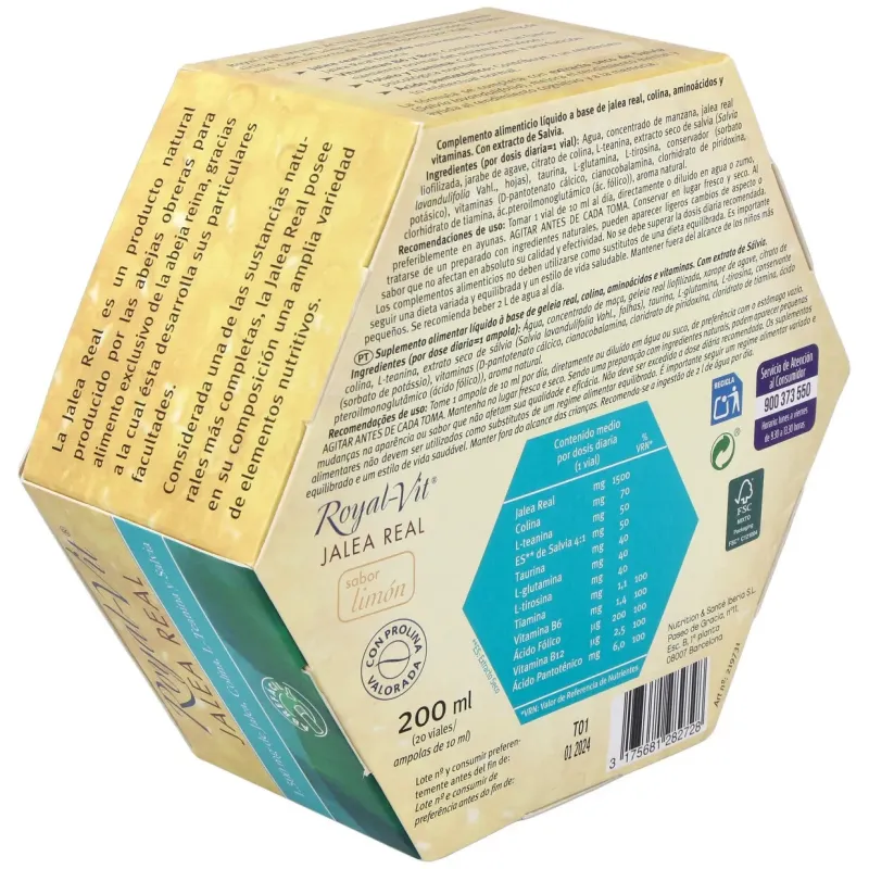 Jalea real royal vit mente activa 20viales | Farmacia Barata