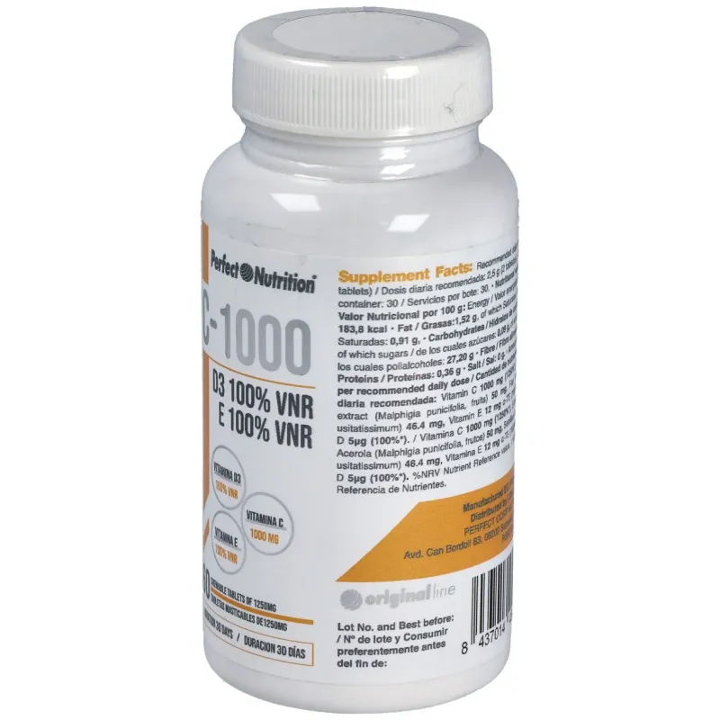 Gen professional vitamina c 1000 + e + d3 60comp | Farmacia Barata