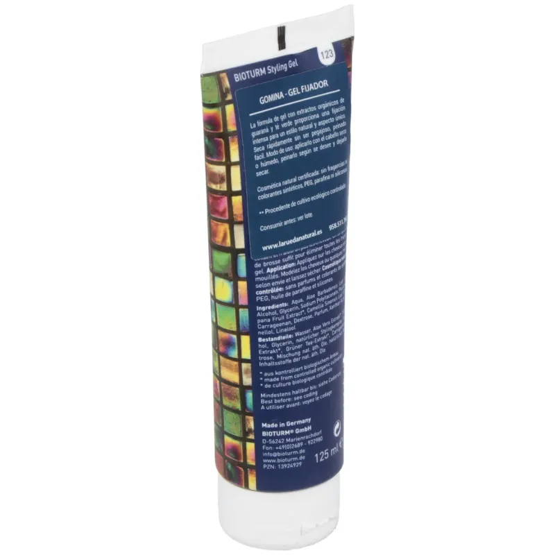 Bioturm gel capilar fijador estilo natural 125ml | Farmacia Barata