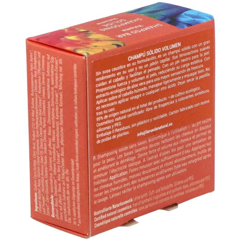 Champu solido volumen 100gr. | Farmacia Barata