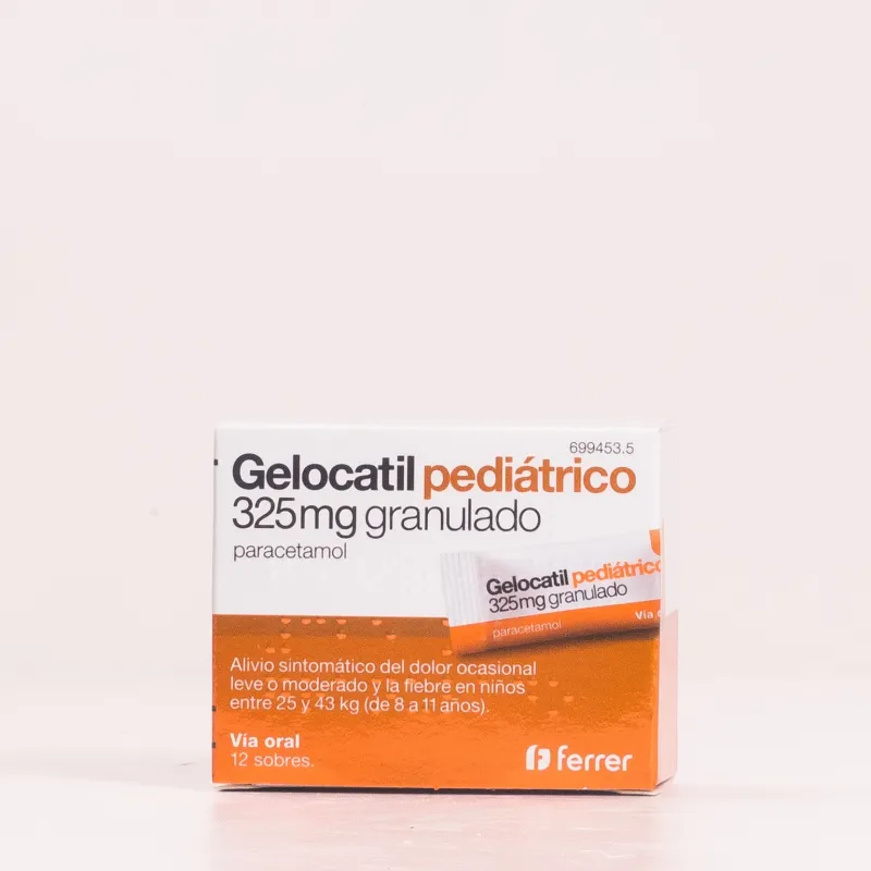 Gelocatil Pediátrico 325 mg granulado Gelocatil Pediátrico 325 mg granulado