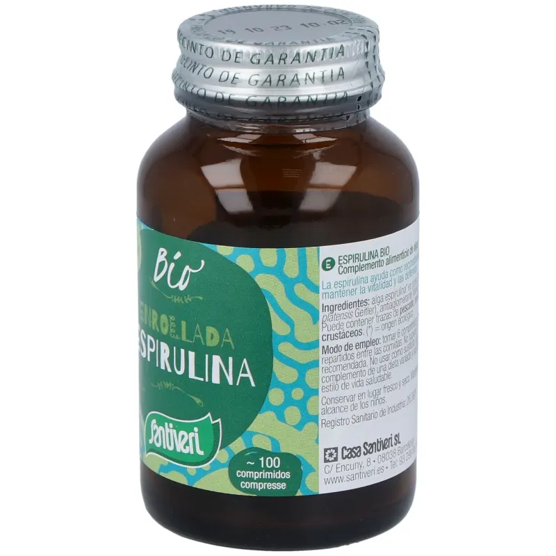 Santiveri quanticum alga espirulina comp. 45gr. | Farmacia Barata