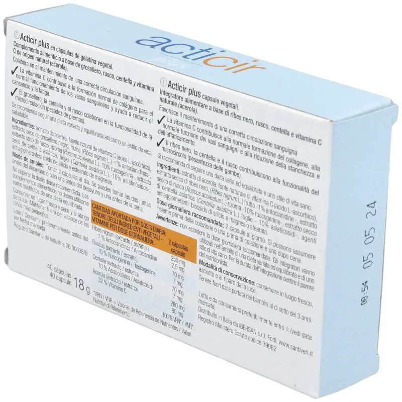 Acticir plus 40cap. | Farmacia Barata