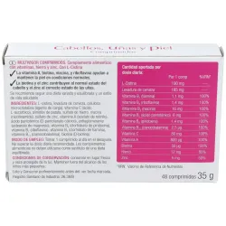 Multivigor cabello uñas y piel 48comp. | Farmacia Barata