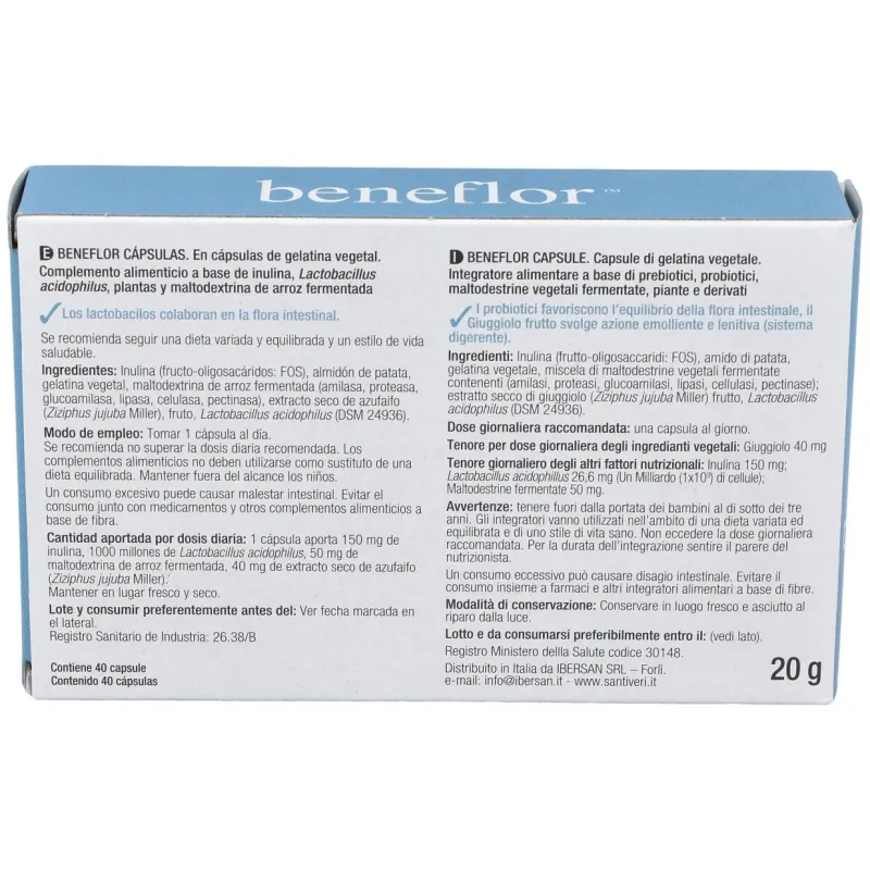 Beneflor 40cap. | Farmacia Barata Beneflor 40cap. | Farmacia Barata