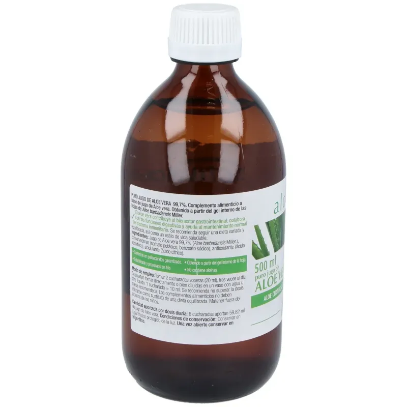 Santiveri aloe vera jugo 500ml | Farmacia Barata