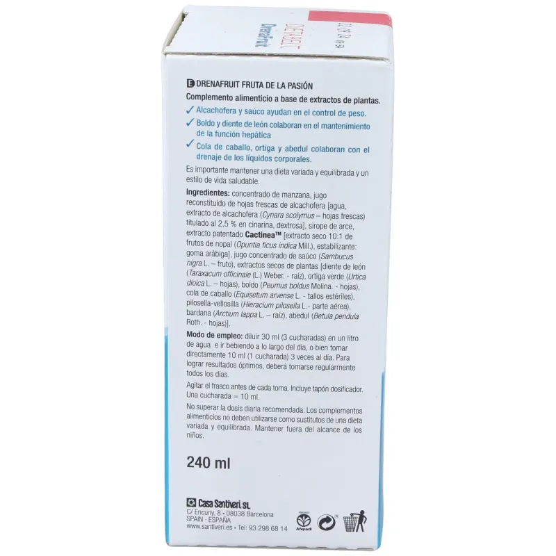Santiveri db-drenafruit jarabe | Farmacia Barata Santiveri db-drenafruit jarabe | Farmacia Barata