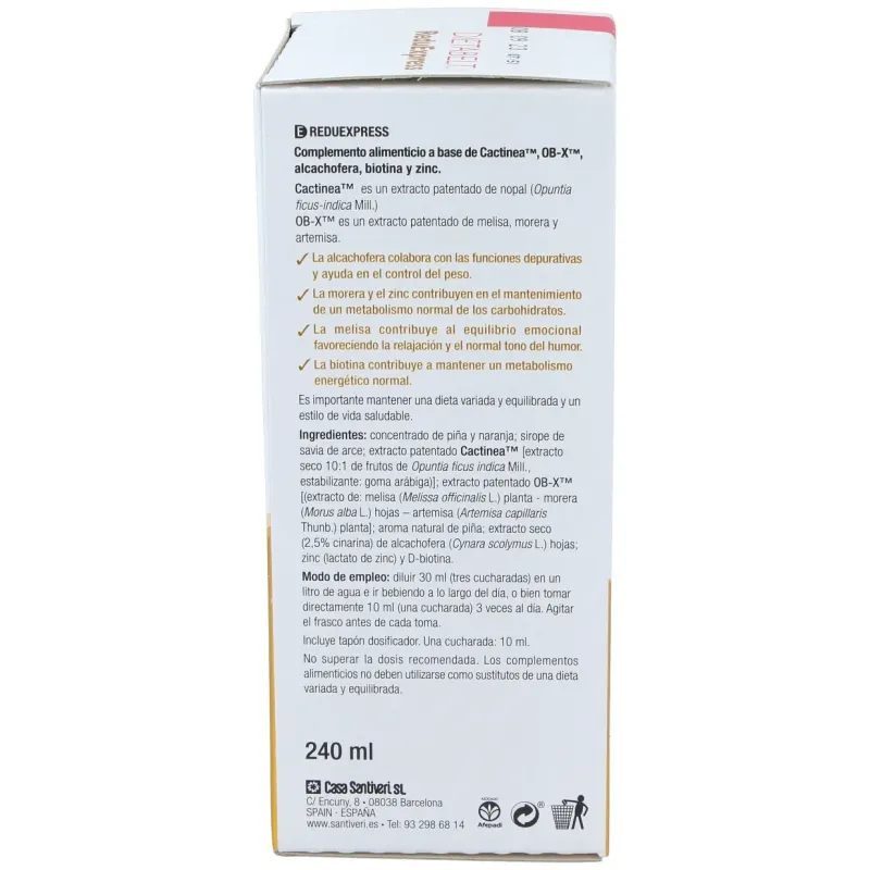 Santiveri db quema reduexpres 240ml | Farmacia Barata