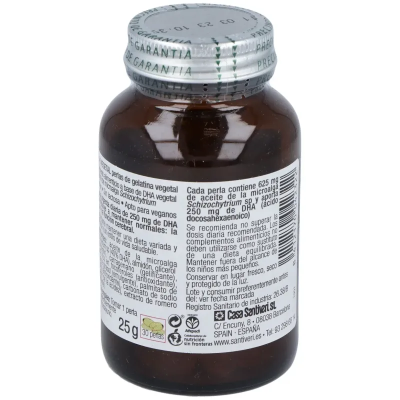 Santiveri dha vegetal bote 30 perlas | Farmacia Barata