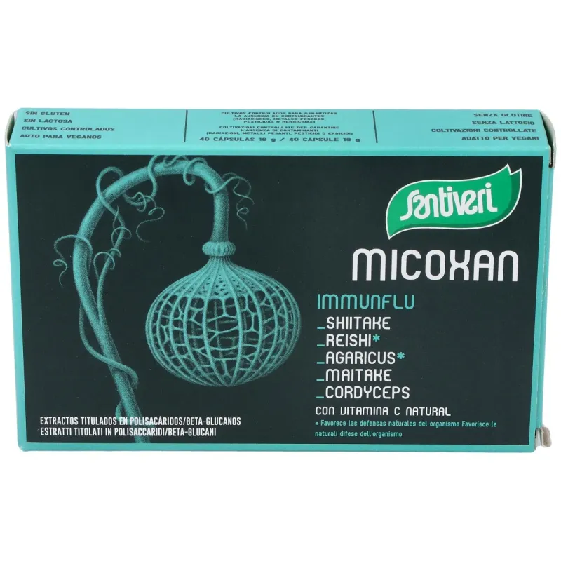 Santiveri micosan immunflu 40caps | Farmacia Barata