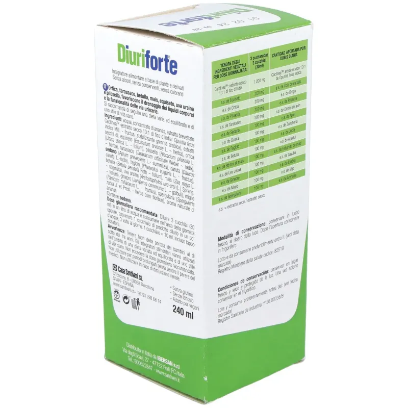 Santiveri diuriforte 240ml | Farmacia Barata