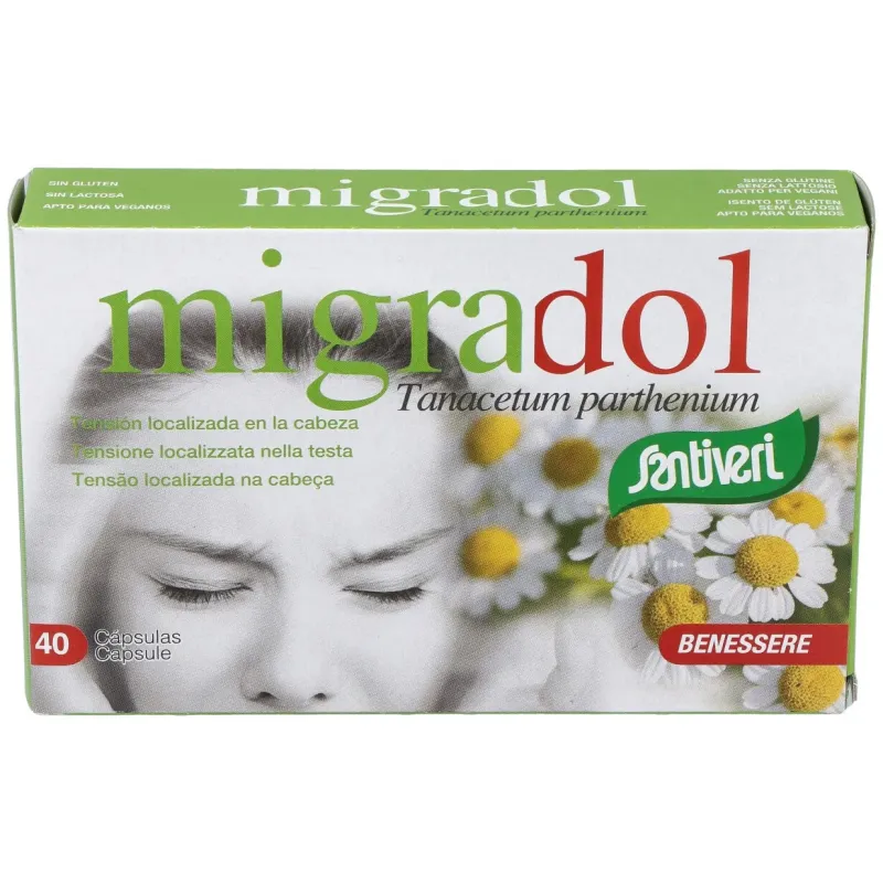 Santiveri migradol (tanacetum) capsulas | Farmacia Barata
