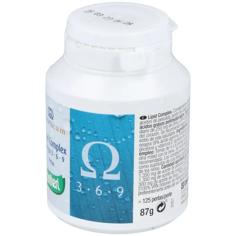 Lipid complex omega 3-6-9 125perlas | Farmacia Barata