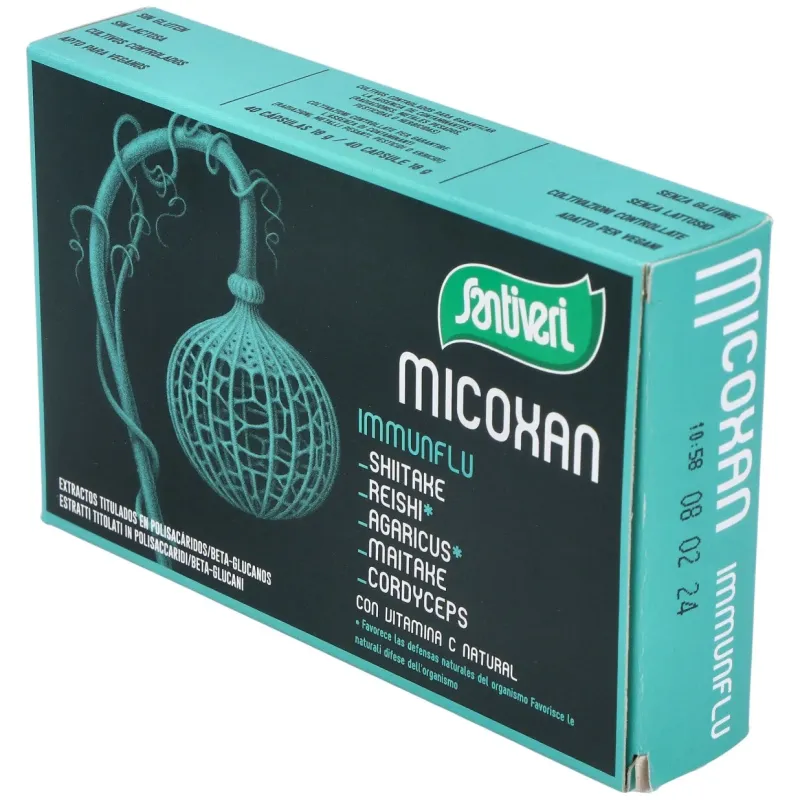 Santiveri micosan immunflu 40caps | Farmacia Barata