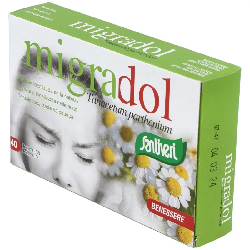 Santiveri migradol (tanacetum) capsulas | Farmacia Barata